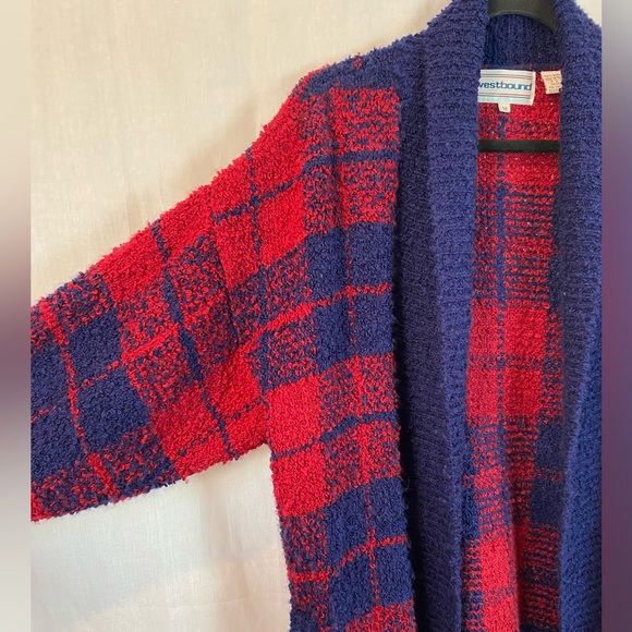 Vintage Westbound Plaid Cardigan - Picture 5 of 6